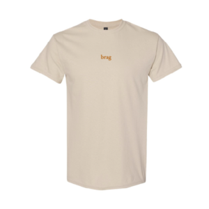 T-shirt brag beige
