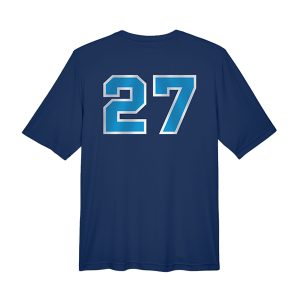 T-shirt bleu marin adulte – Image 2