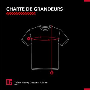 T-shirt charbon adulte – Image 3