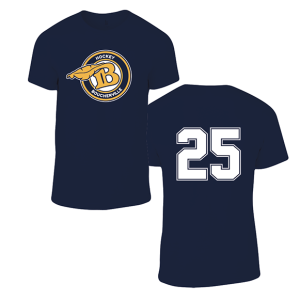 T-shirt marine enfant logo B