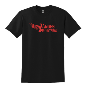T-shirt noir adulte