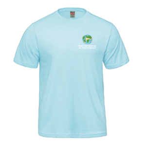 T-shirt enfant bleu poudre