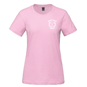 T-SHIRT COUPE CINTRÉ ROSE - Logo ASSO