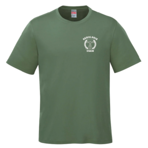 T-SHIRT COUPE DROITE VERT- Logo ASSO