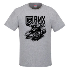 T-shirt gris chiné adulte Edition-Coureur