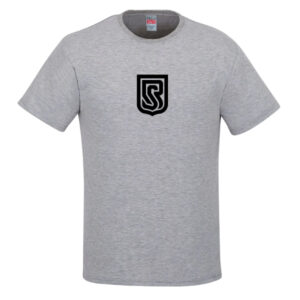T-shirt gris chiné adulte classique