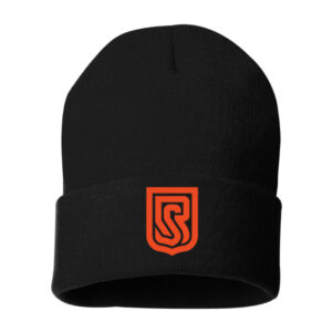 Tuque à rebord noir