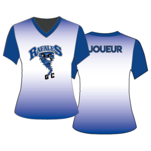 Chandail manches courtes col en v adulte