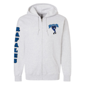 Rafales kangourou zip cendré
