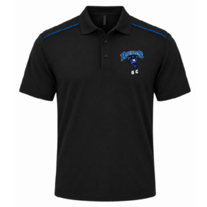 Rafales polo noir homme